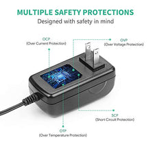 Load image into Gallery viewer, HKY 9V 2.5A Universal Charger, AC to DC, 2.1mmX5.5mm (5.5x2.5/2.5x0.7/3.5x1.35/4.0x1.7/4.8x1.7/5.5x1.7mm) Barrel Plug, AC 100-240V Converter Adapter DC 9V 2.5A(0.5A,1A,1.5A,2A) Power Supply Cord
