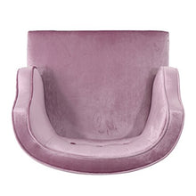 Load image into Gallery viewer, Christopher Knight Home Mariposa Mid-Century Velvet Accent Chair, Light Lavender / Natural
