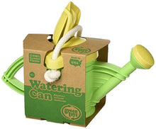 Load image into Gallery viewer, Green Toys Watering Can, Green CB - Pretend Play, Motor Skills, Kids Outdoor Role Play Toy. No BPA, phthalates, PVC. Dishwasher Safe, Recycled Plastic, Made in USA.
