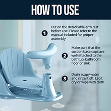 Load image into Gallery viewer, Baby Bath Seat for Babies 6 Months &amp; Up - Infant Bathtub Seat for Sit-up Bathing - Summer Toddler Bath Chair for Sitting Up in The Tub - Safety Baby Shower Chair Bath Tub Seater Bath Ring
