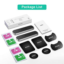 Load image into Gallery viewer, [2 Pack] Magnetic Phone Car Mount, Oqtiq Multi-Functional Phone Holder Stick On Rectangle Flat Car Dashboard Magnetic Car Mount Holder for Cell Phones and Mini Tablets iPad-Extra Strong with 8 Magnets
