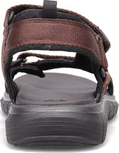 Load image into Gallery viewer, Dockers Mens Soren SupremeFlex Outdoor Sandal, Dark Brown/Black, 9 M
