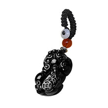 Load image into Gallery viewer, Mr.Ho Car Keychain Pendant, Key Ring Handmade Obsidian Pendant for Car &amp; Bag Handbag Decoration
