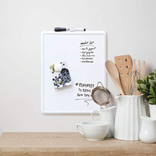 Load image into Gallery viewer, U Brands Contempo Magnetic Dry Erase Board, 11 x 14 Inches, White Frame

