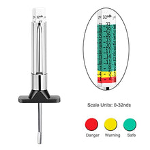 Load image into Gallery viewer, GODESON 88702 Smart Color Coded Tire Tread Depth Gauge Pack of 2
