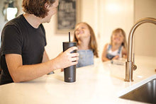 Load image into Gallery viewer, Simple Modern Classic Insulated Tumbler with Straw and Flip Lid Stainless Steel Water Bottle Iced Coffee Travel Cup, 24oz Lid &amp; Flip, Midnight Black
