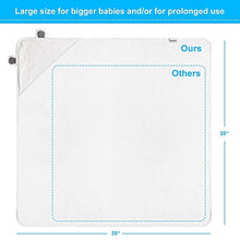 Load image into Gallery viewer, Raniaco Baby Bath Towel,Hooded Baby Towels with Bear Ears,Super Soft,Absorbent,Organic 100% Bamboo Baby Towel for Newborn,Toddler,Infant,One Size,Unisex,White-2 Free Pacifier Clips
