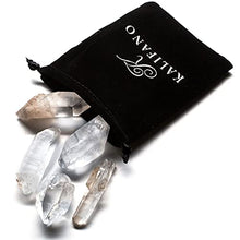 Load image into Gallery viewer, KALIFANO Quartz Points Bundle (500+ Carats) - Bulk High Energy Raw Lemurian Reiki Cuarzo Crystal Used for Clarity and Purpose - Information Card Included (Family Owned &amp; Operated)
