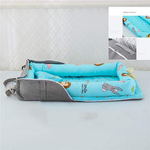 Load image into Gallery viewer, Baby Bassinet for Bed -Animal Kingdom Baby Lounger - Breathable &amp; Hypoallergenic Co-Sleeping Baby Bed Baby Nest - 100% Cotton Portable Crib for Bedroom/Travel(0-24 Months)
