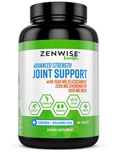 Load image into Gallery viewer, Glucosamine Chondroitin Sulfate MSM Curcumin - Joint Supplement with Hyaluronic Acid for Extra Strength Relief - Natural Health &amp; Mobility Support for Pain, Aches &amp; Soreness - 180 Tablets
