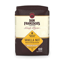 Load image into Gallery viewer, Don Francisco's Vanilla Nut Flavored Whole Bean Coffee (28 oz Bag)

