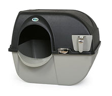 Load image into Gallery viewer, Omega Paw Elite Self Cleaning Roll 'n Clean Litter Box, Midnight Black, Large
