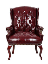 Load image into Gallery viewer, Boss Office Products Wingback Traditional Guest Chair in Burgundy
