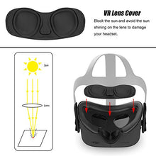 Load image into Gallery viewer, AMVR VR Facial Interface Bracket &amp; PU Leather Foam Face Cover Pad Replacement &amp; Anti-Leakage Nose Pad &amp; Protective Lens Cover Comfort 5In1 Set Accessories for Oculus Quest 1 ( Not Fit Quest 2 )

