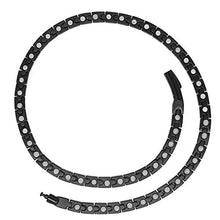 Load image into Gallery viewer, MagnetRX® Titanium Magnetic Therapy Necklace - Natural Pain Relief for Neck Arthritis, Back, Shoulder Pain, Headache and Migraine Relief Magnetic Necklace (Black, 21.5 Inches)
