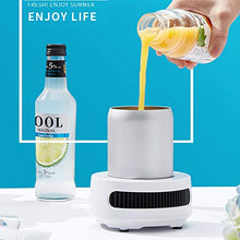 Load image into Gallery viewer, Summer For Office/Home/Vehicle Rapid Cooling Cup, Electronic Rapid Cooling and Heating, Mini Cooling Cup, 380 Ml, Aluminum Cooling Cup, Electric Cup Accessories, For Wine/Beer/Cola/Drink/Juice Cooling
