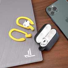 Load image into Gallery viewer, WC HookZ - Upgraded Over Ear Hooks for AirPods Pro &amp; AirPods 1, 2 &amp; 3-2 Size Pairs Included in Package, Made by Wicked Cushions | Neon Yellow

