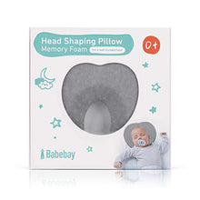 Load image into Gallery viewer, Baby Pillow for Newborn Infant(0-12months),Flat Head Prevention 3D Memory Foam Can Support Head &amp; Neck Pillow,Head Shaping Pillow,Heart Shaped
