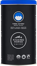 Load image into Gallery viewer, Kicking Horse Coffee Three Sisters Medium Roast Organic Whole Bean Coffee Tin Can - 12.3 OZ./ 350 GR (Pack of 1)
