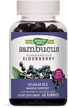 Load image into Gallery viewer, Nature's Way Sambucus Elderberry Gummies, 60 Gummies (2-Pack)
