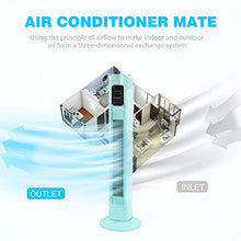 Load image into Gallery viewer, R.W.FLAME Tower Fan with Remote Control, Standing fan for office, Oscillating fan for home with children/pets/elders,Time Settings,LCD display,45W,Oscillation, 36", Green
