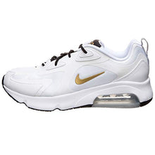 Load image into Gallery viewer, Nike Men's Air Max 200 Running Sneakers, White / Metallic Gold-black, 10.5
