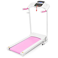 Load image into Gallery viewer, Best Choice Products 800W Portable Folding Electric Motorized Treadmill Machine w/Rolling Wheels, Pink
