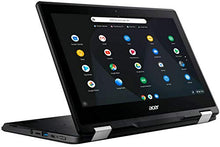 Load image into Gallery viewer, Acer Spin 11 2-in-1 Convertible 11.6" HD Touchscreen WLED-Backlit Chromebook, Intel Celeron N3350 Processor, 4GB Memory, 32GB eMMC, Bluetooth, WiFi, Webcam, Google Chrome OS, Obsidian Black
