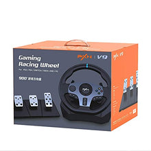 Load image into Gallery viewer, PC Steering Wheel, PXN V9 Racing Wheel 270/900° Car Sim Driving, Gaming Steering Wheel with Racing Paddle Shifters,3-pedal Pedals and Gear Lever Bundle for Xbox Series X|S, PS3, PC,Xbox One,Switch
