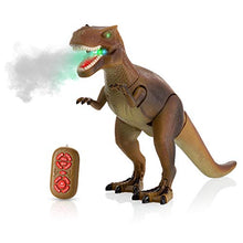 Load image into Gallery viewer, Advanced Play Dinosaur Trex Toy Realistic Walking Tyrannosaurus Rex Multifunction RC Trex Toy Figure with Roaring Spraying Function Good Dinosaur Toys for Boys Girls Ages 3 Plus
