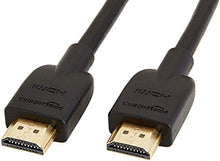 Load image into Gallery viewer, Amazon Basics Replacement Power Cable for PS4 Slim and Xbox One S / X - 6 Foot Cord, Black &amp; High-Speed 4K HDMI Cable - 10 Feet
