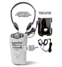 Load image into Gallery viewer, SuperEar Plus Sonic Ear Personal Sound Amplifier with Case, Headphones and Discreet Earbuds PSAP facilitates CMS MDS/ADA/ACA Section 1557 Auxiliary Aid Compliance
