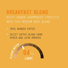 Load image into Gallery viewer, Amazon Brand - 24 Ct. Happy Belly Light Roast Coffee Pods, Breakfast Blend, Compatible with Keurig 2.0 K-Cup Brewers
