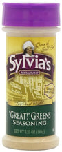 Load image into Gallery viewer, Sylvia's Great Greens Seasoning, 5.25-Ounce Containers (Pack of 12)
