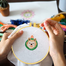Load image into Gallery viewer, Mr. Pen- Embroidery Hoops Set, 6 pcs, 3.4 inch to 10.2 inch, Assorted Colors, Plastic Embroidery Hoop, Cross Stitch Hoops, Embroidery Rings, Cross Stitch Plastic, Sewing Rings Hoops.
