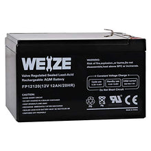 Load image into Gallery viewer, Weize 12 Volt 12AH SLA Rechargeable Battery Replace UB12120, EXP1212, 6FM12, LHR12-12, GPS12-12, F2, 2 Pack
