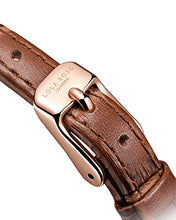 Load image into Gallery viewer, Lola Rose Women's Mother-of-Pearl Watch with Brown Leather Strap
