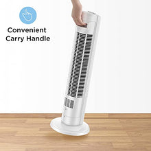 Load image into Gallery viewer, PELONIS 30 Inch Oscillating Tower Fan with 3 Speed Settings and Auto-off Timer, Standing Fan PFT28A2BWW, White
