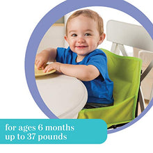 Load image into Gallery viewer, Summer Pop ‘n Sit Booster Seat, Green – Booster Chair for Indoor/Outdoor Use – Fast, Easy and Compact Fold , Can be Used as a Portable Highchair – For 6 months to 4 years (up to 37 pounds)
