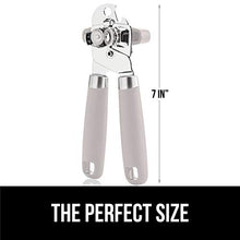 Load image into Gallery viewer, Gorilla Grip Manual Handheld Strong Can Opener, Sharp Cutting Wheel for Smooth Edge Cut, Oversized Easy to Use Turn Knob, Comfortable Soft Handle, Includes Built in Bottle Opener, Almond
