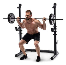 Load image into Gallery viewer, Weider XRS 20 Olympic Workout Bench with Independent Squat Rack and Preacher Pad
