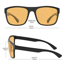 Load image into Gallery viewer, Quntis Blue Light Blocking Glasses, Blue Light Shield Computer Reading &amp; Gaming Glasses for Men Women Anti Glare UV Digital Eyestrain - Amber Tinted Lens, Black Square Frame
