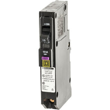 Load image into Gallery viewer, Square D by Schneider Electric QO QO115PDF Plug-In Mount 15 Amp Single-Pole Dual Function (CAFCI and GFCI) Circuit Breaker
