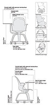 Load image into Gallery viewer, Steelcase Node Multipurpose Chair: Tripod Base - Standard Carpet Casters
