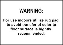 Load image into Gallery viewer, DII Reversible Outdoor Lattice Woven Rug, 4x6 Ft, Aqua
