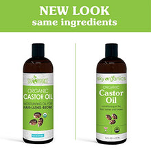 Load image into Gallery viewer, Castor Oil USDA Organic Cold-Pressed (16oz) 100% Pure Hexane-Free Castor Oil - Conditioning &amp; Healing, For Dry Skin, Hair Growth - For Skin, Hair Care, Eyelashes - Caster Oil By Sky Organics
