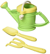 Load image into Gallery viewer, Green Toys Watering Can, Green CB - Pretend Play, Motor Skills, Kids Outdoor Role Play Toy. No BPA, phthalates, PVC. Dishwasher Safe, Recycled Plastic, Made in USA.
