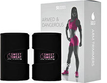 Load image into Gallery viewer, Sweet Sweat Arm Trimmers for Men &amp; Women | Helps Increase Heat &amp; Sweat | Includes Mesh Carrying Bag (Pink, Medium)
