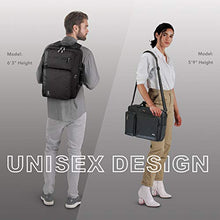 Load image into Gallery viewer, Solo New York Duane Hybrid Convertible Laptop Briefcase, Slate, One Size
