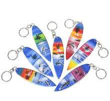 Load image into Gallery viewer, 4" WOODEN SURFBOARD KEYCHAIN
